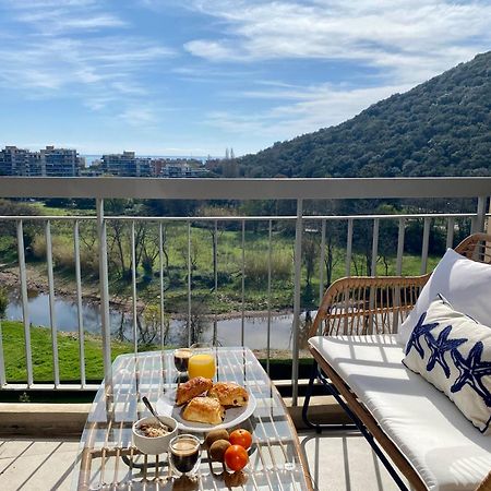 Appartement Luxe Vue Mer Et Collines Avec Piscine Мандельё-ла-Напуль Экстерьер фото
