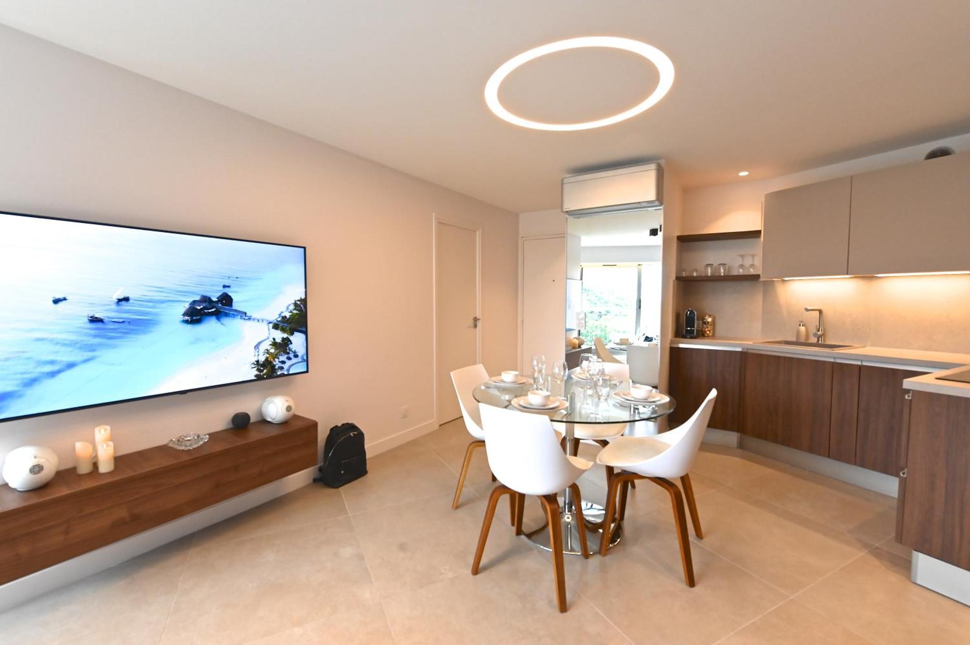 Appartement Luxe Vue Mer Et Collines Avec Piscine Мандельё-ла-Напуль Экстерьер фото
